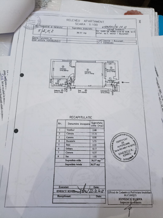 Apartament cu 2 camere în zona Gării de Nord